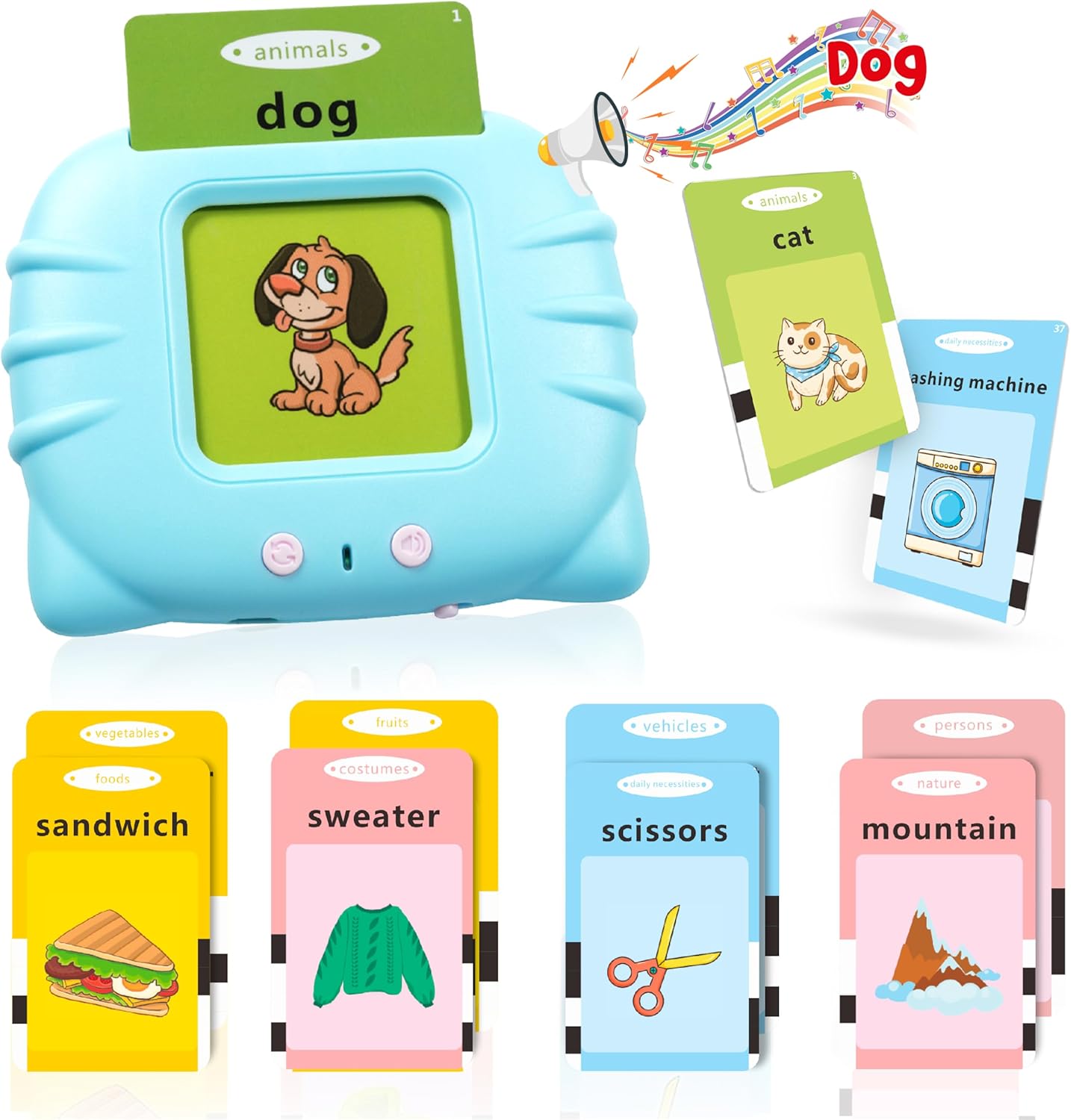 Toddler Toys Sight Words Talking Flash Cards For Kid